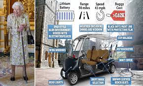 Daria built, speedy battery-fuelled buggy for Queen of England to enhance her mobility