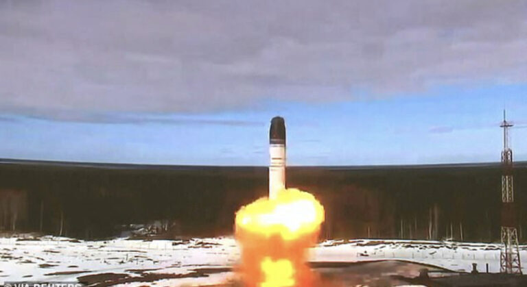 Russia launched “Satan II Missile” as a threat to all NATO countries including UK