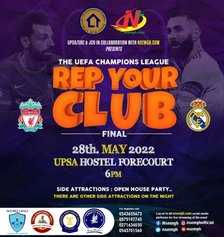 WHERE TO WATCH THE UEFA CHAMPIONS LEAGUE FINAL IN GHANA