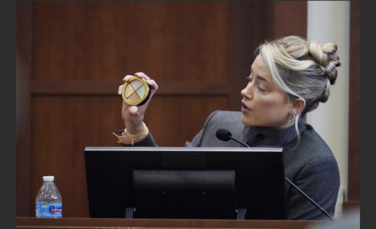 Jury sees pic of Heard’s “swollen face after fight with Depp