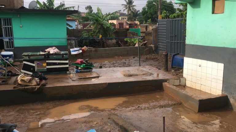 Some parts of Accra flooded after 1-hour downpour