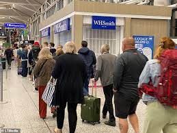 Britain’s airport chaos has spread to Leeds Bradford, with travellers complaining of ‘total chaos’