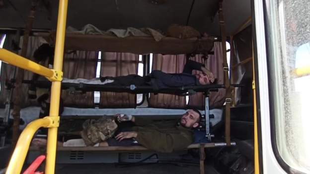 Russia says more than 900 Ukrainian fighters sent to prison colony