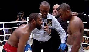 Mayweather dominated in an exhibition fight against Don Moore in Abu Dhabi