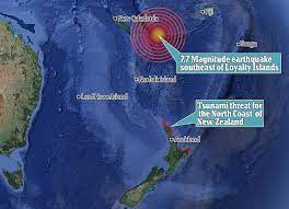 Australia on tsunami alert after huge 6.7 magnitude earthquake rocks Pacific Ocean