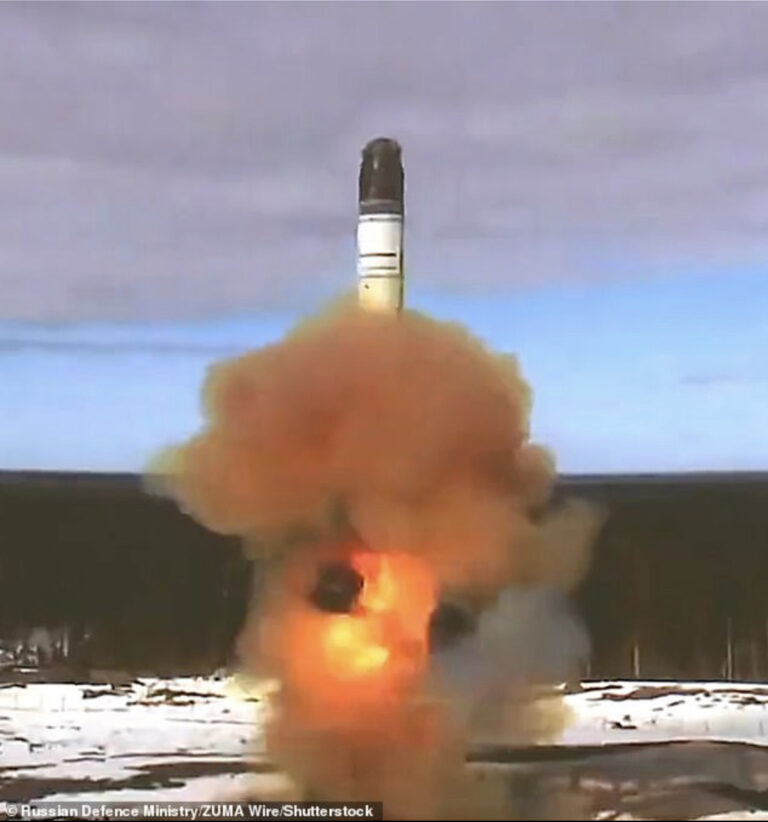Putin threaten to deploy New Satan II missile to Britain by end of 2022