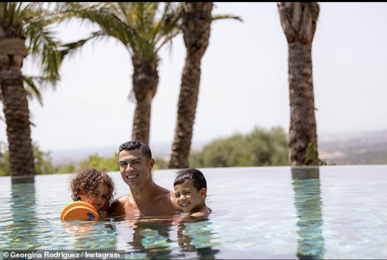 Cristiano Ronaldo gives a glimpse at his family life as he celebrates his oldest son Jr’s 12th birthday in Majorca