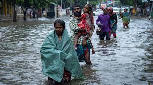 Dozens killed and millions stranded from India and Bangladesh floods