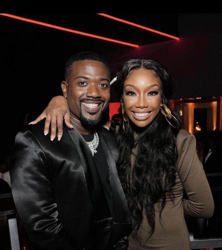 Ray J honors his sister Brandy with a massive tattoo of her face on his leg as he calls the singer his ‘best friend’