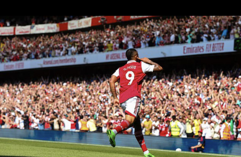 Arsenal 4-2 Leicester: Red hot Gabriel Jesus scores