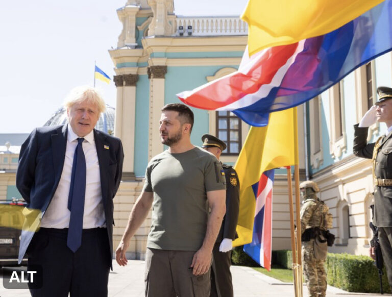 Johnson in Ukraine to mark Independence Day