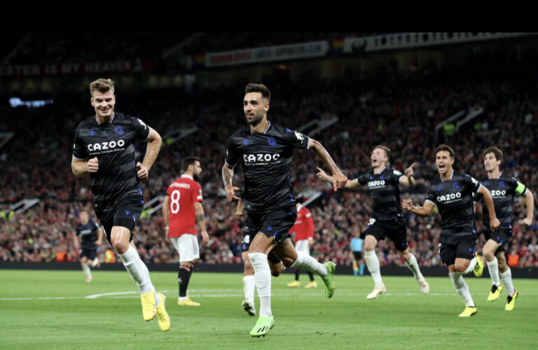 Manchester United lose at home to Real Sociedad