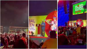 Ghana President booed during speech at Global Citizen Festival