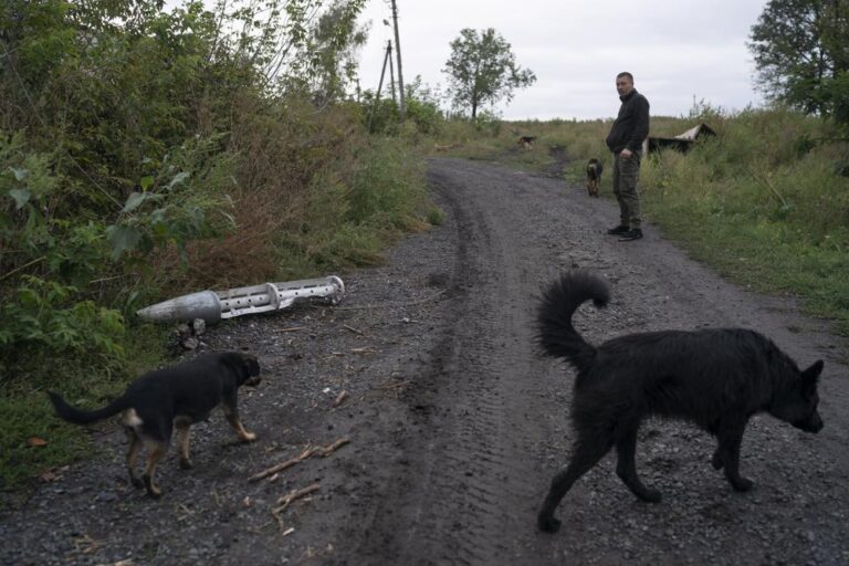 Speedy Russian retreat leaves a devastated Ukrainian village