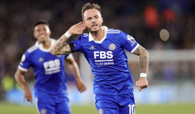 Premier League:  Leicester 4-0 Nottingham Forest