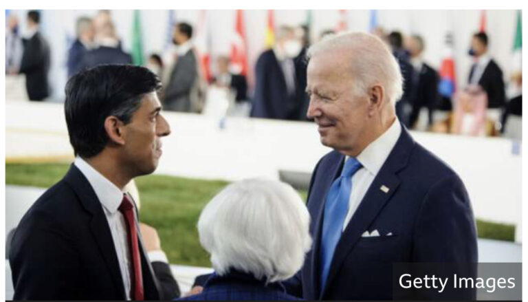 Biden and Sunak shows commitment for Ukraine and Taiwan