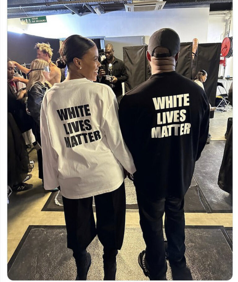 Kanya West made surprise statement ‘White Lives Matter’ at his YZY fashion show