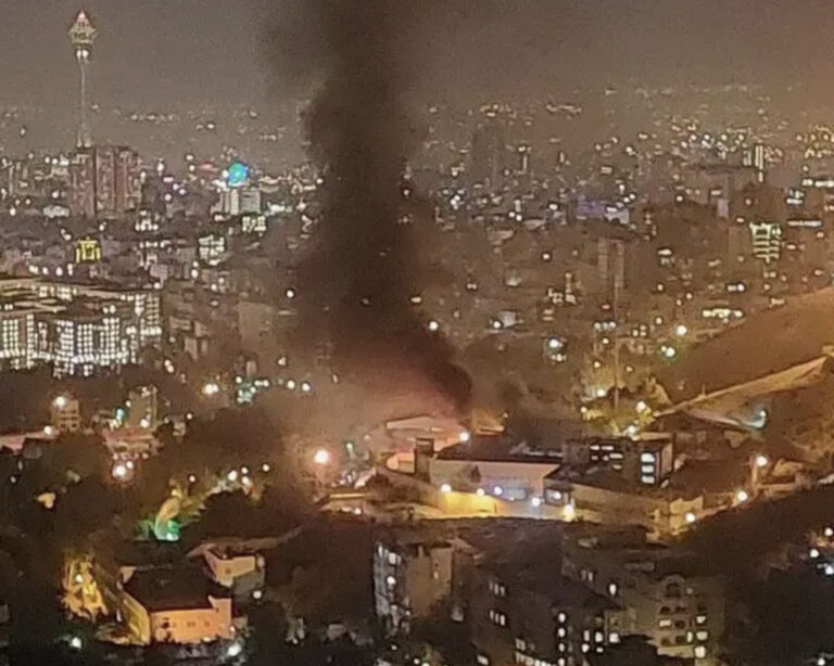 Large Blaze And Gun Shots In Tehran’s Evin Prison 