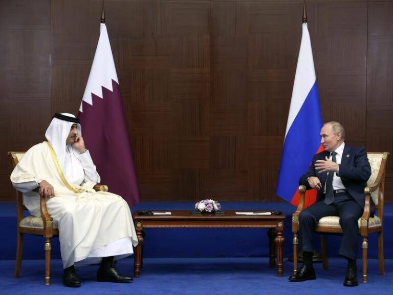Qatar emir thanks Putin for World Cup help