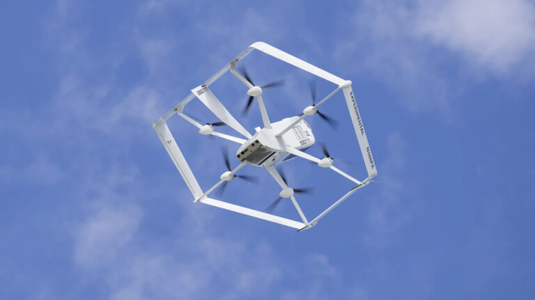 Amazon Unveils Smaller Delivery Drone That Can Fly in Rain 