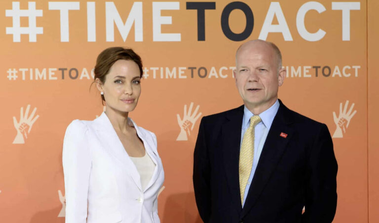Governments are criticized by Angelina Jolie for doing little about sexual violence in conflict