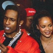 Rihanna and ASAP Rocky hold hands at the Barbabos concert