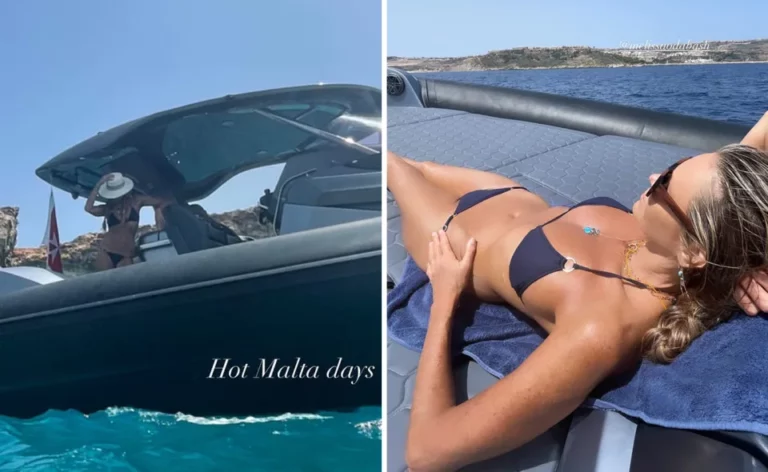 Supermodel Elle Macpherson, 58,showcases her flawless figure in a barely there bikini
