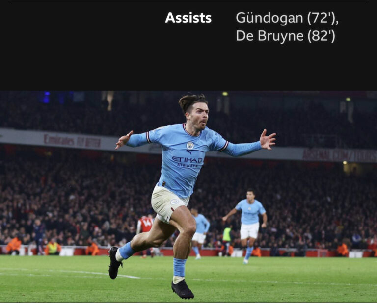 Premier league: Arsenal 1-3 Manchester City