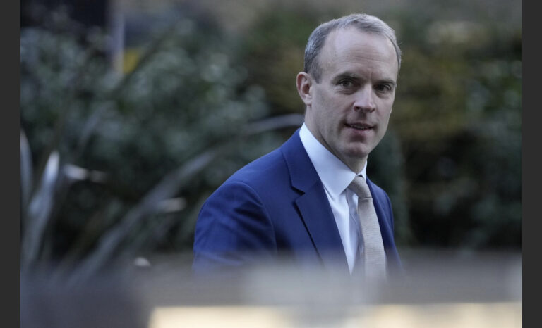 UK Deputy Prime Minister Dominic Raab resigns