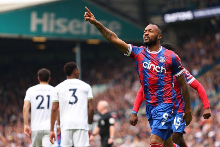 Jordan Ayew Nets Brace As Crystal Palace Sink Leeds United At Elland Road