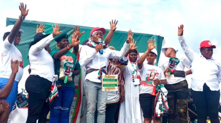 NDC’s Women Organiser, Chiefs, Spotted As Joana Gyan Launches Campaign At Amenfi Central [Video]