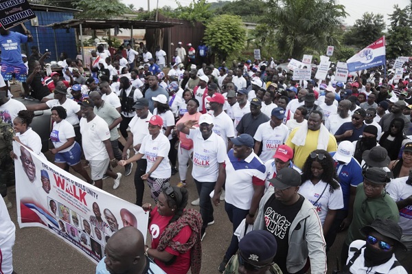 Kwahu Easter Celebration: Scores Participate In NPP’s Health Walk