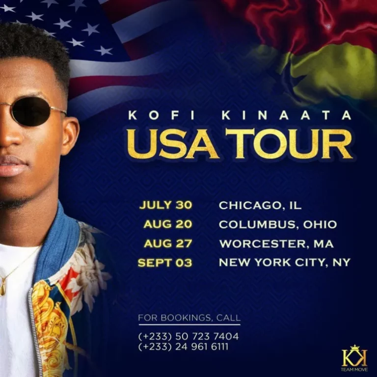 Kofi Kinaata Preps To Tour USA