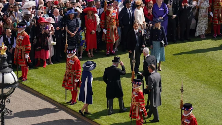 King Charles III hosted Lionel Richie and others in the palace gardens