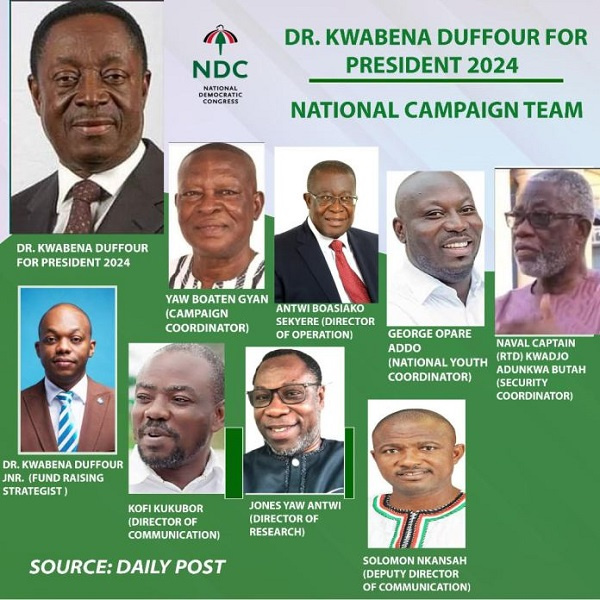 NDC Flagbearership: I’m Right Leader At Right Time — Dr Duffuor
