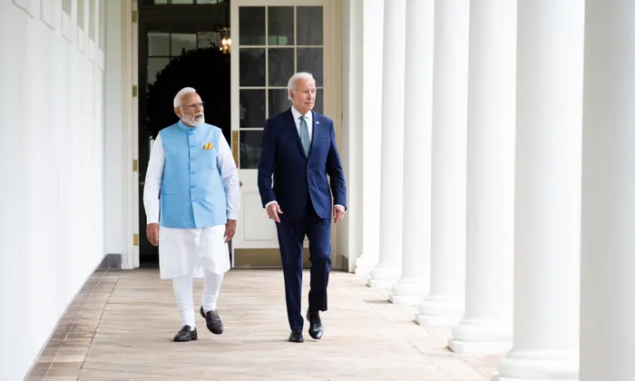 Biden meets with Modi at White House
