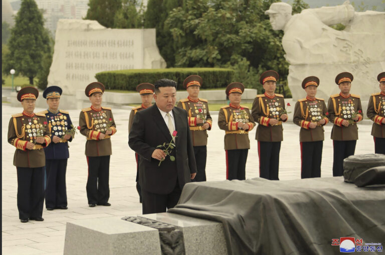 Russia and China join Korean for the Armistice celebration