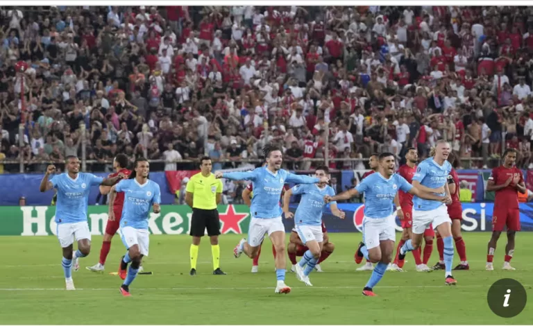 Uefa Super Cup: Man City beats Sevilla on penalties