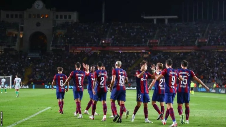 La Liga: Barcelona trashed Real Betis 5-0