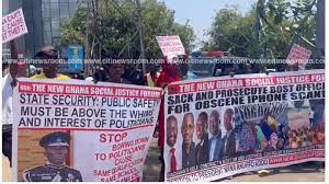 Group Pickets At BOST Over GH¢285k Phones; Demands Resignation Of Top Officials