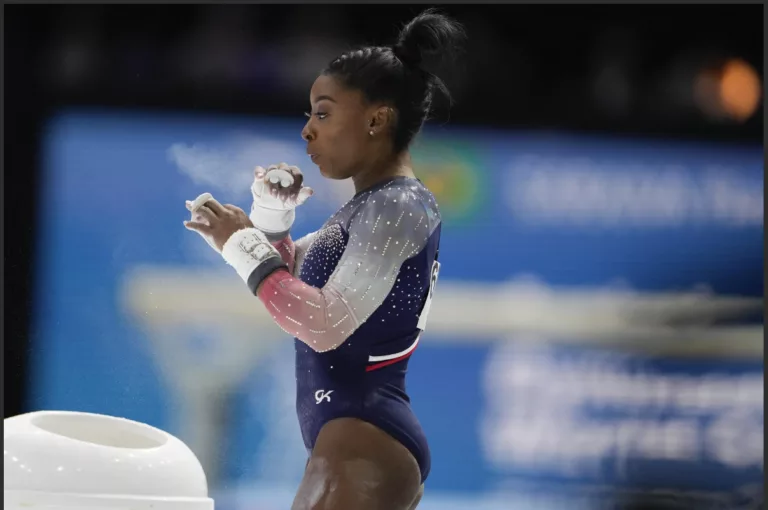 Gymnastics World Championships:Biles helped the USA team win for the 7th time