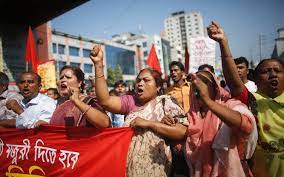 Bangladesh garment workers fighting for pay face brutal violence and threats