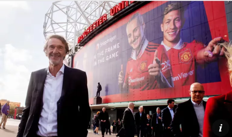Sir Jim Ratcliffe buys Manchester United 25% minority stake