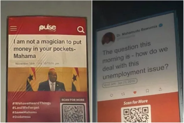 NDC, NPP Go At Each Other In ‘Throwback’ Billboard Campaign