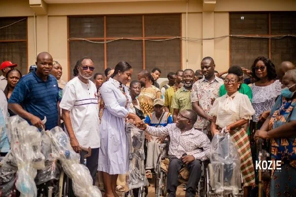 NPP Parliamentary candidate for Adenta provides support to PWDs