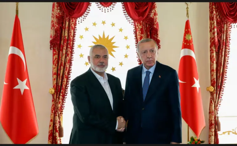 Erdoğan urges Palestinian unity after meeting Hamas chief