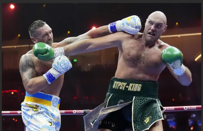 Oleksandr Usyk beats Tyson Fury to become undisputed Heavyweight champion