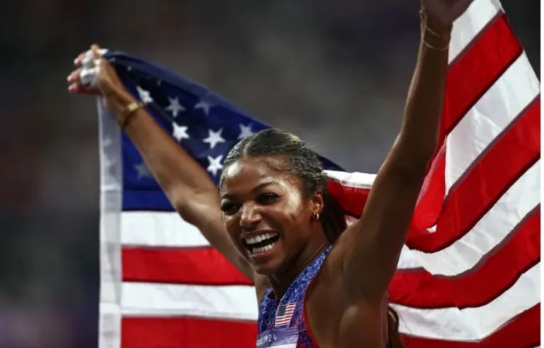 Olympics 2024: Gabby Thomas wins 200m gold