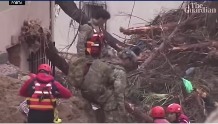At least 51 people feared dead after torrential rain and floods in Spain