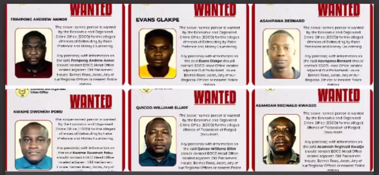 EOCO declares six individuals wanted for financial crimes